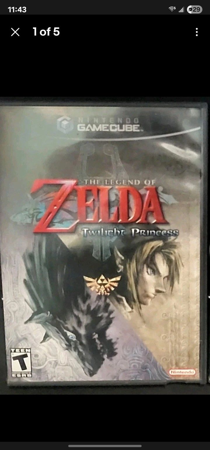 The Legend of Zelda: Twilight Princess (Nintendo GameCube, 2006) Complete In Box
