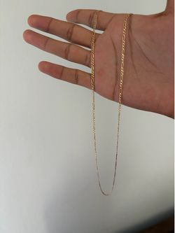 14K Figaro Chain