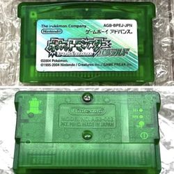 Pokemon Emerald Version Gameboy Advance Japanese Game GBA New Battery