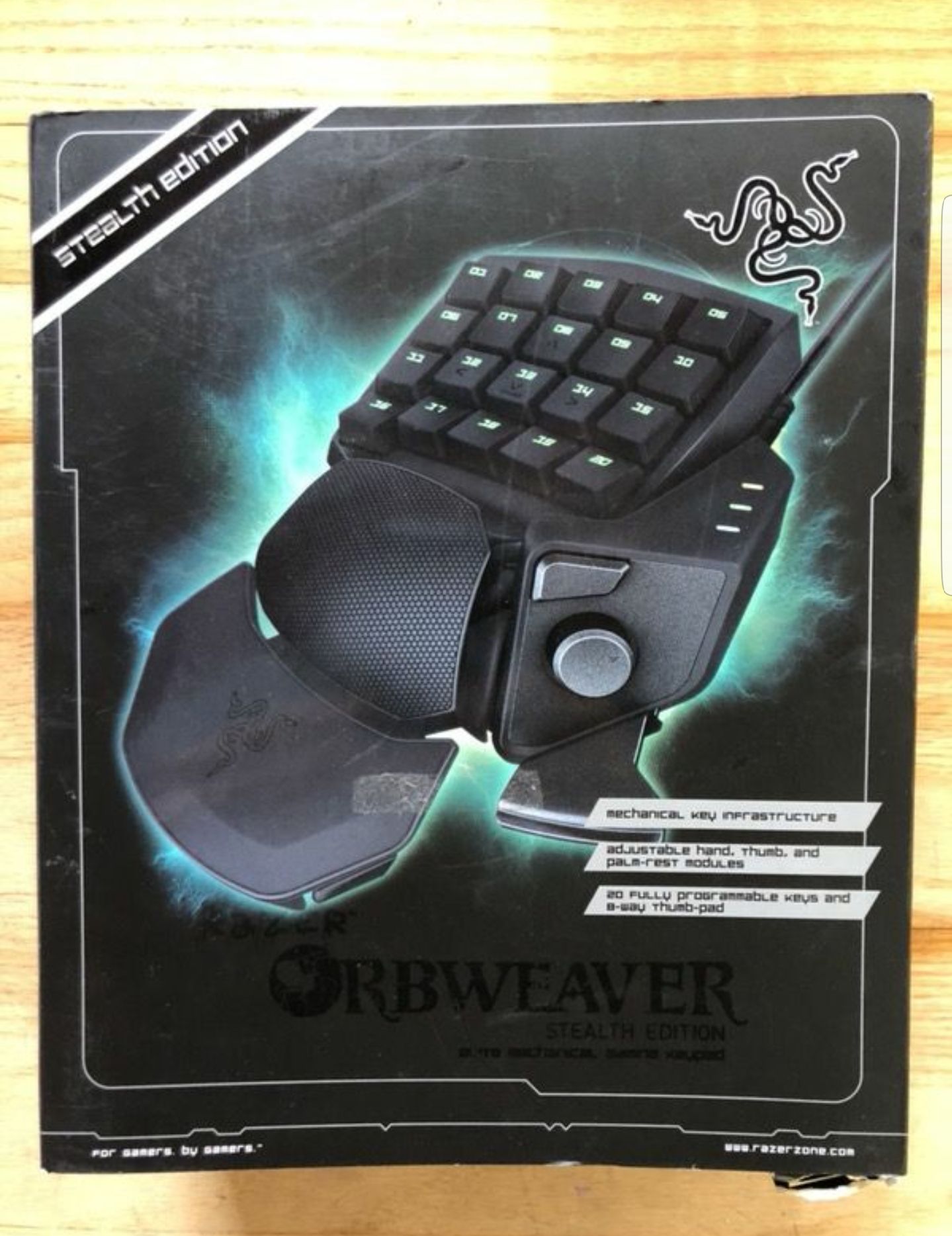 Razer Orbweaver Stealth Edition Gaming Keypad