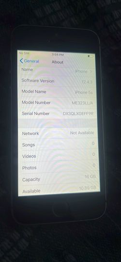 Apple iPhone 5s - 16GB Network Unlocked -Good Condition