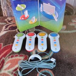 (4) Big Button Pad Xbox 360 "Scene It" Wireless Buzzer Controllers w/ IR Receiver. (Scene It Game Not Included) L@@K!!!