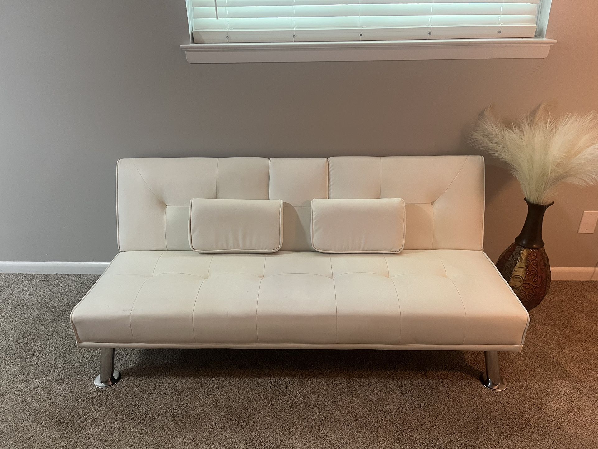 White futon