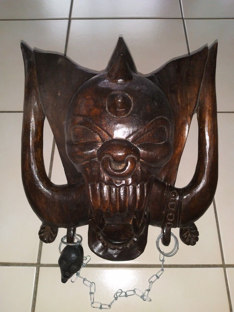MOTORHEAD MASCOT SNAGGLETOOTH HEAD MASK WALL MASK LEMMY KILMISTER MOTORHEAD BAND 1 OF A KIND AWESOME