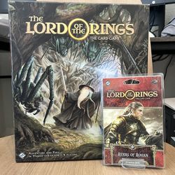 Lord of The Rings: The Card Game w/ Sleeves & Expansion Pack