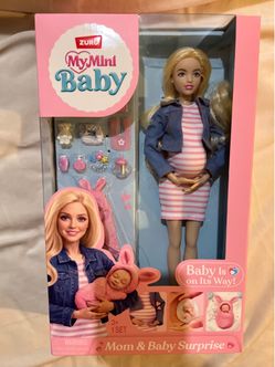 ZURU My Mini Mom & Baby Surprise (Brittany) Pregnant Doll Newborn & Accessories