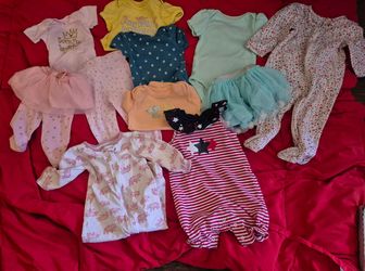 6-9 month girls clothes $8