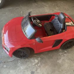 Red Audi R8 Spyder Kids Powered Car