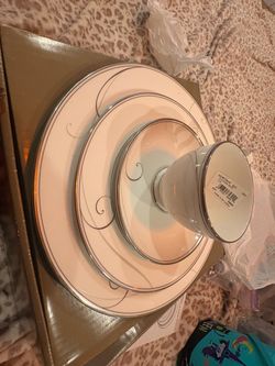 Noritake Platinum Wave 5 Piece China Sets