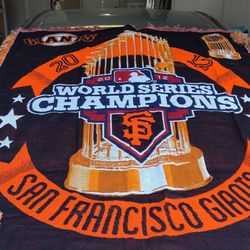 San Francisco Giants Commemorative Throw Blanket