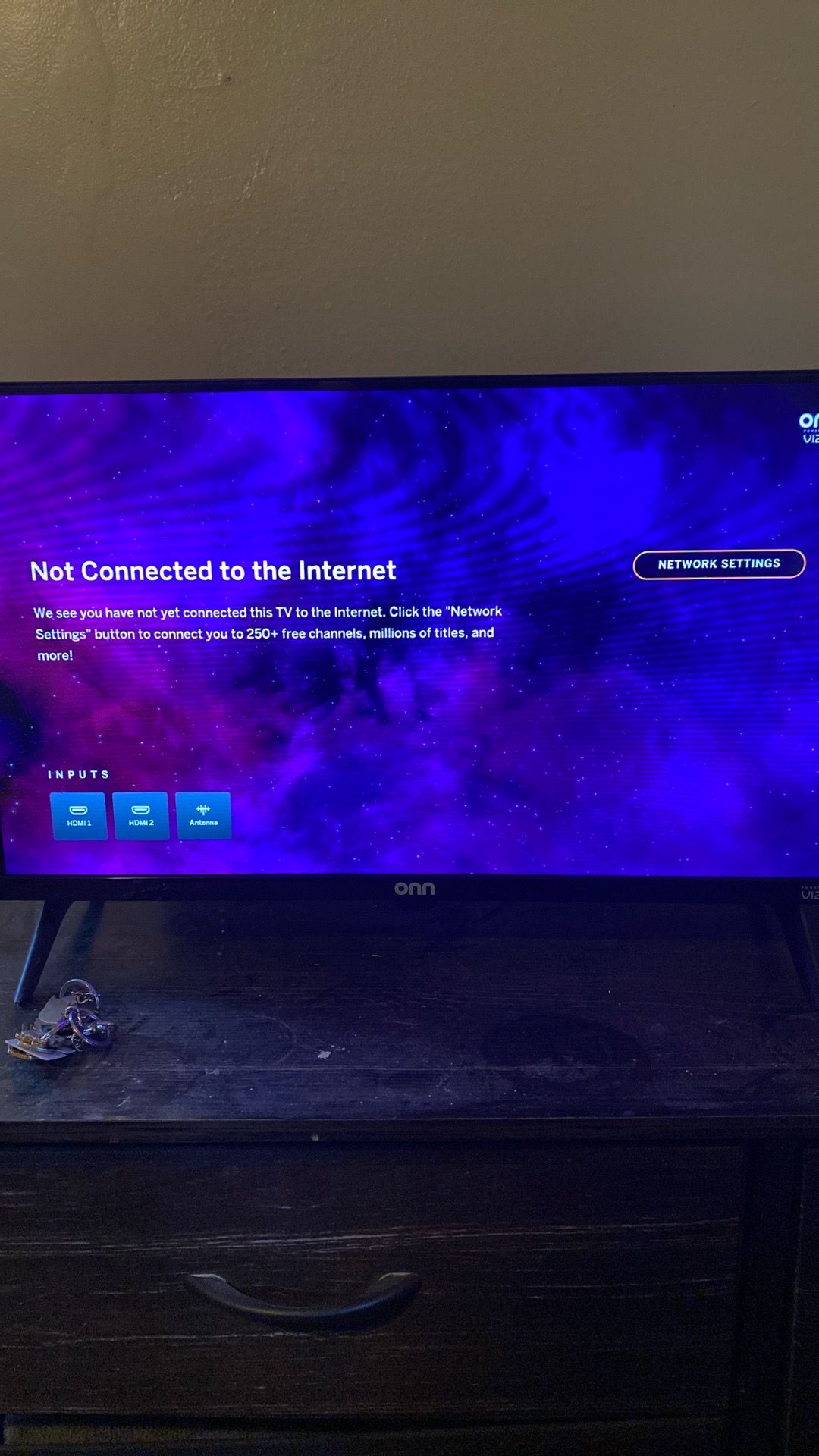 24”new onn vizio tv