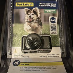 Pet safe Wireless Fence receiver, collar