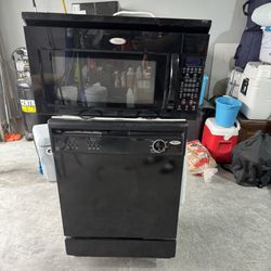 Whirlpool Over The Range Microwave And Diswasher