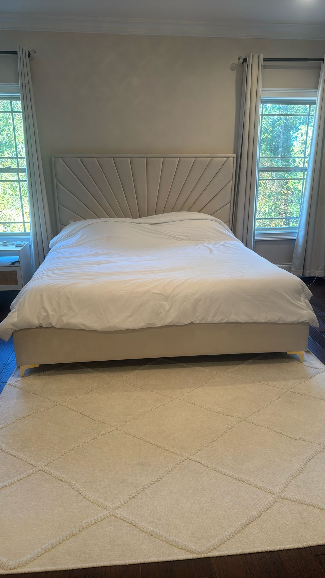King Bed frame & Mattress 