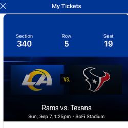 2 Rams Vs Texans Tickets 