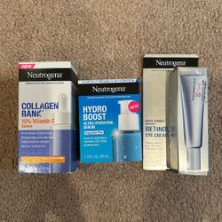 Neutrogena serums: $10 each