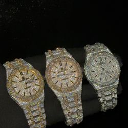 VVS MOISSANITE DIAMOND WATCH