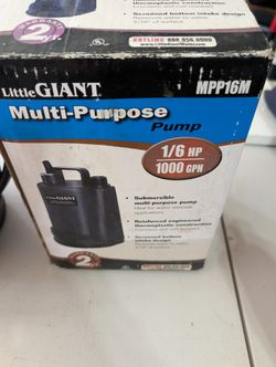 Multi Purpose Pump