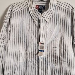 New Chaps 100% Cotton Long Sleef Shirt