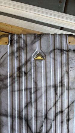 Triforce Marble Print Hard Shell Luggage