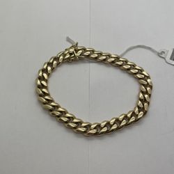CUBAN BRACELET 14KT 