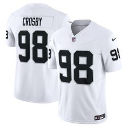 ms

Back
Men's Las Vegas Raiders Maxx Crosby Nike White Vapor F.U.S.E. Limited Jersey