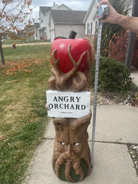 Angry Orchards Tree Statue Display Piece 