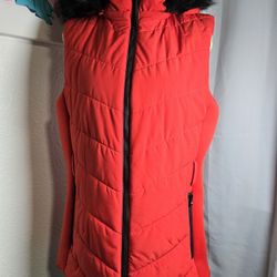 Michael Kors Puffy Hooded Vest 