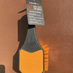 Suds Lab Heavy Duty Tire Brush Rubberized Handle ..
