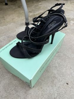 Women’s Black High Heel Dressy Shoes Size 7