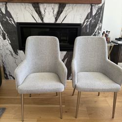 Crate & barrel Chairs 