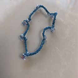Blue Elastic Girls Bracelet