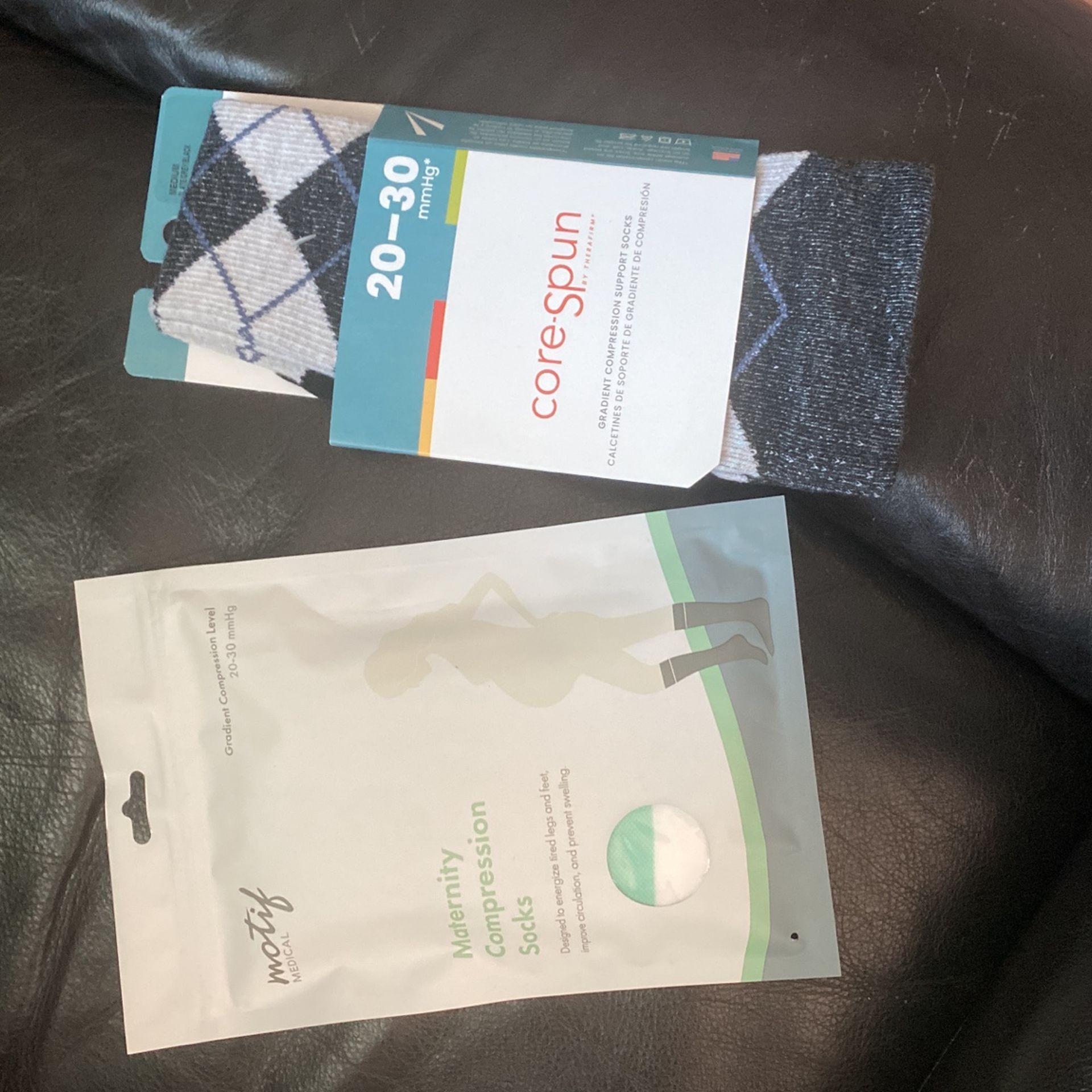 Maternity Compression Socks - Brand New- 2 Pairs