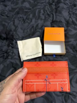 Designer Orange Card Holder