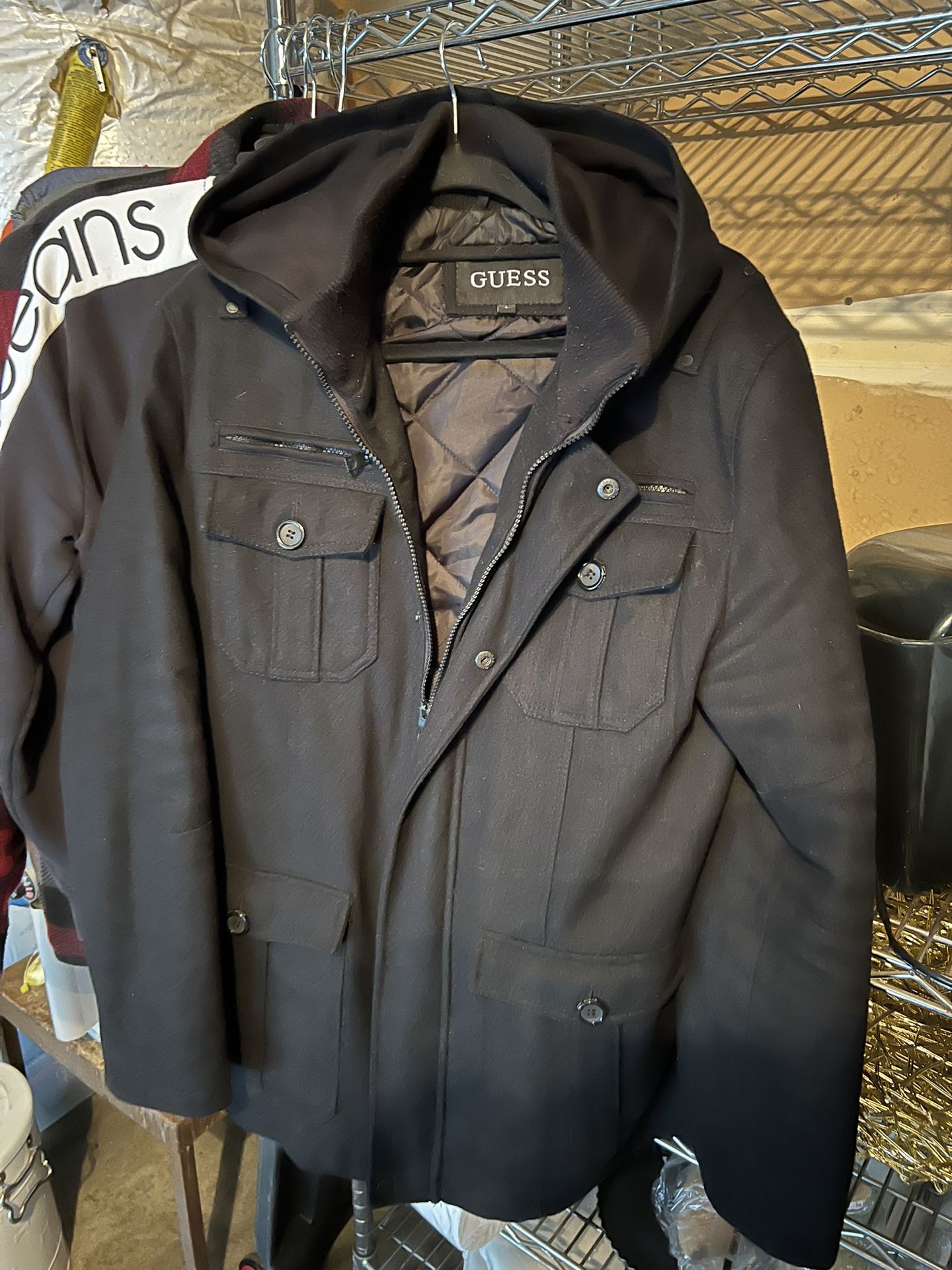 Guess Men’s Wool Coat