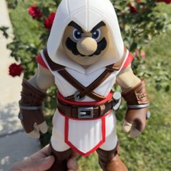 3d printed super mario combines with assassin’s creed