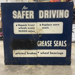 Vintage Auto Parts Cabinet.