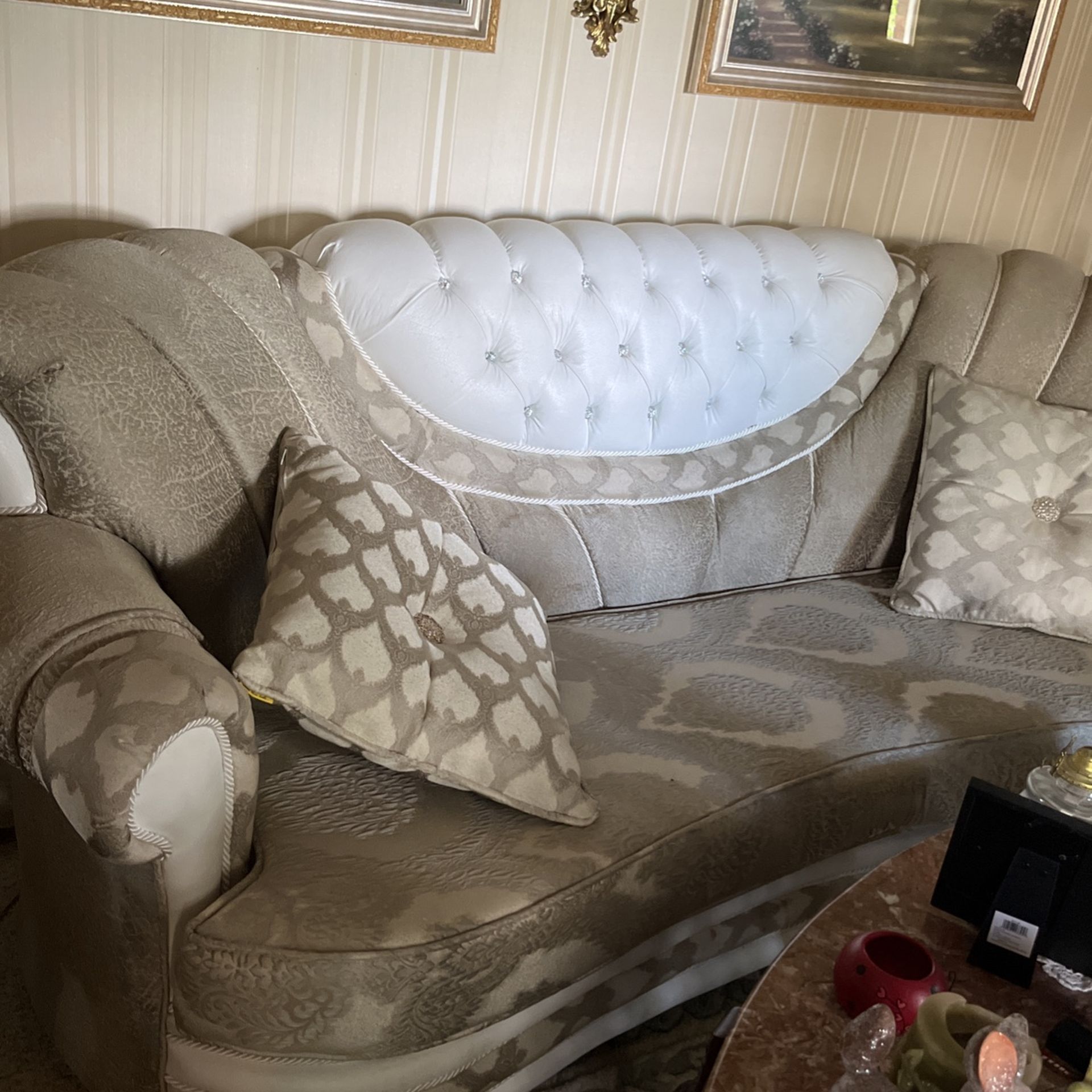 Sofa. Chair And Ottoman 