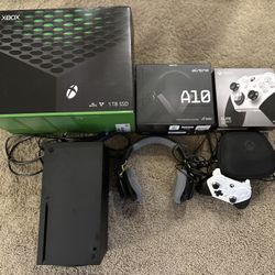 Xbox Series X 1TB Console + Elite Controller + Headset