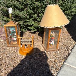40’s &50’s Kachina Doll Lamps 