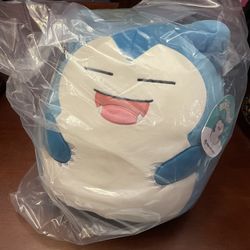 pokémon center norlax squishmallow 12”