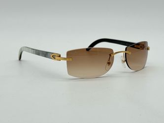CARTIER C DECOR WHITE BUFFALO HORN SUNGLASSES CT0017RS NEW 100% GENUINE ~$4235