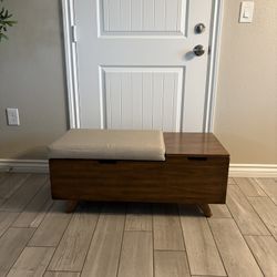 Wooden Storage Bench