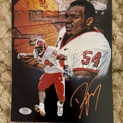 DWIGHT FREENEY Signed Autograph Auto 8X10 Photo HOF 24 Colts PSA SYRACUSE