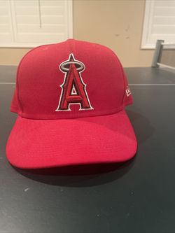 New Era 59Fifty Men's Cap MLB Los Angeles Angels of Anaheim Red Game Fitted Hat