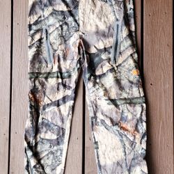 Russell Outdoor Pants Men XL Cyclon L5 Camo Pants R4481 Full Unzipped Sides Hunting Outdoor 