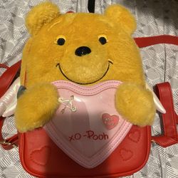 Valentines Day Winnie The Pooh Bagpack 