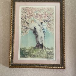 Framed Antque Print