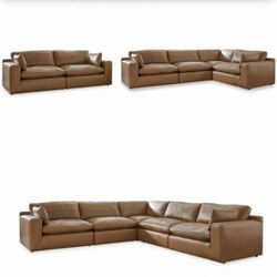 New leather Sectional Sofa sealed