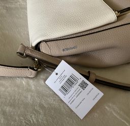 Kate Spade Leila Medium Pebbled Leather Shoulder Bag (Warm beige)